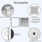 ABS Plastic Dustproof Waterproof IP65 Junction Box Hinged Shell Universal - Image 5
