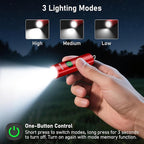 Blukar Rechargeable EDC Flashlight, Mini Keychain Flash Light - Image 4