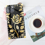 Compatible with iPhone 14 Case, Shine Gold Rose Luxury Golden Decoration - Image 7