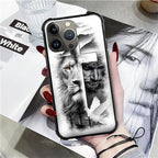 for iPhone 14 Pro Max Case, Lion Cross Jesus Christ Dove Pattern Graphic Design - Image 7