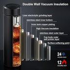 PARACITY Insulated Water Bottle, 17 oz Stainless Steel Water Bottles, Double - Image 2