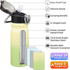 BJPKPK Insulated Water Bottle 18oz Stainless Steel Water Bottles - Image 2