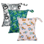 ALVABABY 3pcs Cloth Diaper Wet Dry Bags Waterproof Reusable by ALVABABY