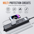 15FT Outdoor Waterproof Power Strip Surge Protector - Image 4