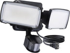LUTEC 21W Plug in Motion Sensor Light Outdoor, Flood Lights Outdoor Motion by LUTEC