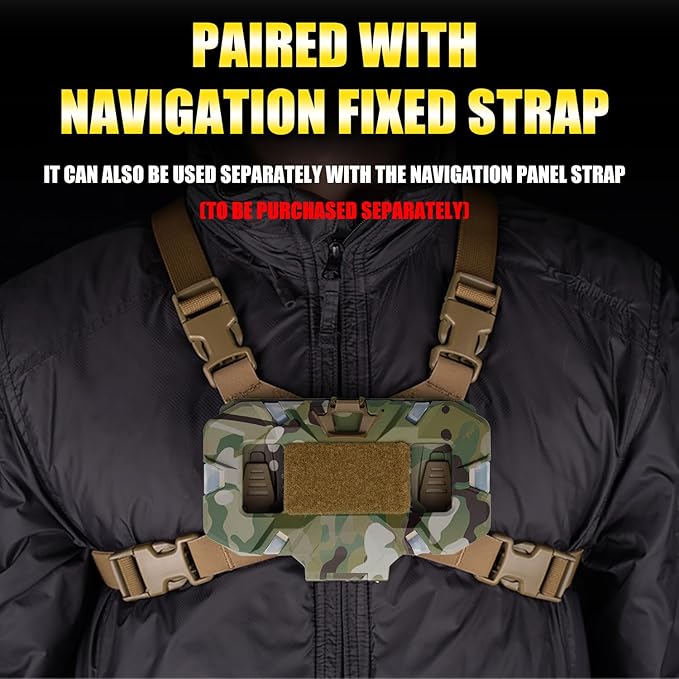 Zhongren Tactical Plate Carrier Vest Attachments Universal Phone Chest Mount - Image 5
