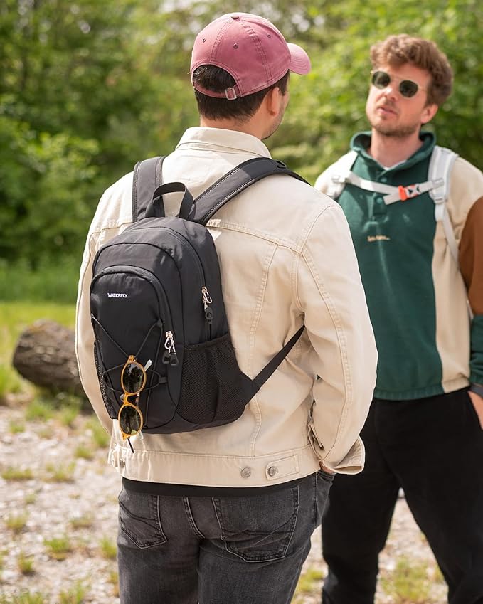 WATERFLY 12L Small Hiking Backpack: Day Pack Lightweight Travel Bag Camping - Image 7
