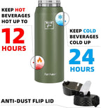 Fanhaw 24 oz Insulated Stainless Steel Water Bottle - Image 3