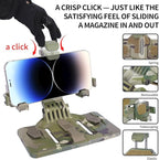 Tactical Gear Plate Carrier Vest Accessories, MOLLE Phone Chest Mount Holder - Image 6