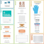 Be Smart Get Prepared's 330 Piece First Aid Kit: Clean, Protect Minor Cuts - Image 4