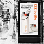 IZZI bottle Collapsible Lightweight Silicone Water Bottle | BPA Free, - Image 5
