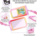 Personalized Initial Waterproof Phone Pouch Case - Image 3