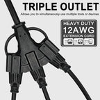 15FT 12/3 Outdoor Extension Cord - Image 3