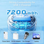 Portable Oscillating Rechargeable Fan, Battery Operated - Image 6