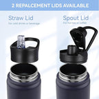 HASLE OUTFITTERS Insulated Water Bottle 22 oz Double Wall Stainless Steel Water - Image 5