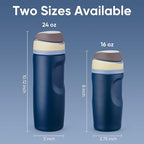 Fijinhom 16 oz Insulated Water Bottle, Stainless Steel Sports Water Bottle - Image 4