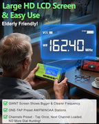 10000mAh/37000mWh Hand Crank Emergency Radio, AM FM NOAA Weather Alert Radio - Image 2