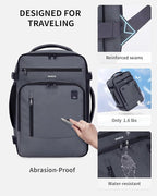 ECOHUB 17" Small Travel Backpack, United Airlines Personal Item Bag 17x10x9 - Image 6