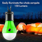 FLY2SKY Tent Lamp 5 Packs Portable Tent Light Clip Hook Hurricane Emergency - Image 2