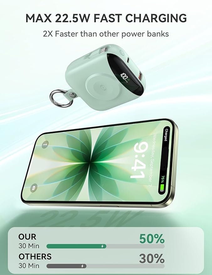 Portable Charger, 10000mAh 22.5W Fast Charging Power Bank - Image 4