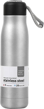 17 oz Stainless Steel Water Bottle Double Wall Vacuum Insulated Kids Wide Mouth by Dusgut