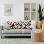 Body Pillowcases with Zipper Leopard Print Cozy Body Pillow Covers Cushion - Image 2