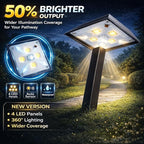 Super Bright 300 Lumens Solar Pathway Lights Outdoor, 2 Lighting Color Modes - Image 3