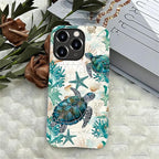 for iPhone 11 Pro Case, HH2 Ocean Sea Turtle Nautical Map Hybrid 2 Layer Hard - Image 4