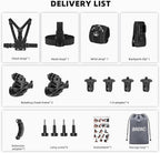 BRDRC Accessories Kit for Insta 360 X5 X4 Air, Chest Mount Head Strap Harness - Image 9
