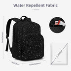 Backpack for Women, College Backpack, Quilted Casual Daypack, Waterproof - Image 3