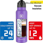 Han's Bottle Sports Water Bottle - 24 Oz - Image 6