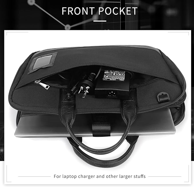 Simpolor 13.3’’ Laptop Case Sleeve, Electronic Organizer Waterproof Laptop Bag - Image 4