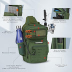 KastKing BlowBak Tactical Sling Tackle Bag-Lightweight Fishing Backpack Storge - Image 4