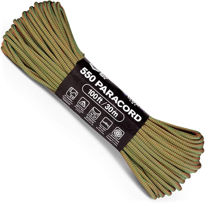 Atwood Rope MFG Color Changing 550 Paracord 100 Feet 7-Strand Core Nylon by AtwoodRopeMFG