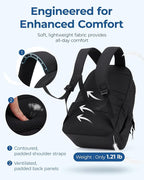 BAGSMART Travel Laptop Backpack, College Backpack - Image 6