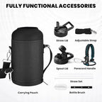 RAYMYLO Insulated Water Bottle 64 oz, Triple Wall Vacuum Stainless Steel - Image 6