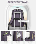LOVEVOOK Laptop Backpack Purse for Women, Large Capacity Travel Business - Image 4
