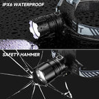 NiaoChao Headlamp Rechargeable, 99000 LM Super Bright LED Head Lamp - Image 8