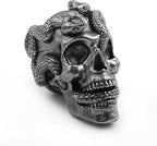Skull Paracord Bead, 0.75x0.56x0.78 inches, by FLAMEDUKEParacordBeads