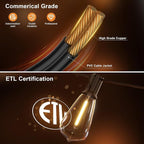 50FT Outdoor String Lights, Waterproof Patio Lights - Image 5
