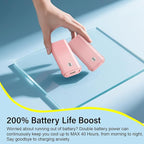 HandFan 10400mAh Personal Handheld Fan, 40Hrs Long-Lasted Hand Fan Rechargeable - Image 2
