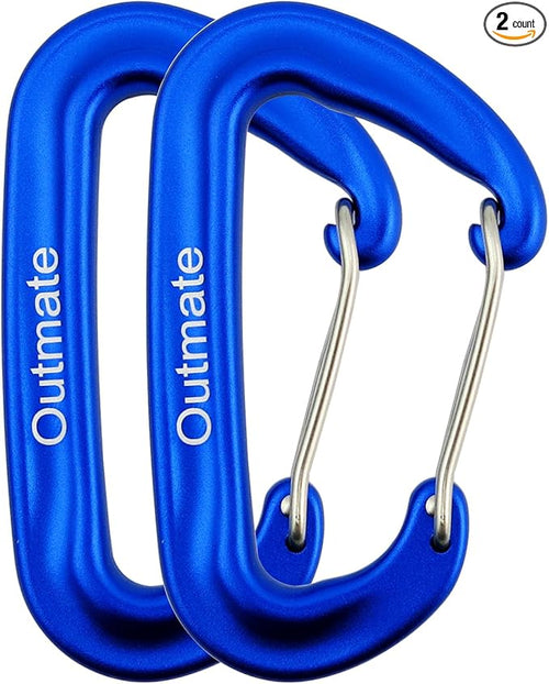 12kN 3.2"x2" Heavy-Duty Carabiner Clips by Outmate