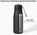 Water Bottles with Portable Lid，Hydro Insulated Thermal Flask - Image 4
