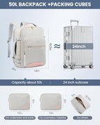 LOVEVOOK Travel Backpack for Women & Men 50L, Airline Approved Carry On - Image 5