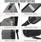 Pritent Crossbody Bags for Women Men Trendy Sling Bag Backpack Casual Chest Bag - Image 5
