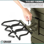 Savior Equipment Wall Rack System Heavy-Duty Steel Tactical Rifle Carbine - Image 4