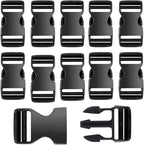 10 Pack 1 Inch Buckle Quick Side Release, Heavy Duty Plastic Side Release by Unknown