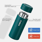 【Upgraded】Exllena Small Insulated Water Bottle 8 oz/250ml– Mini Insulated Water - Image 3