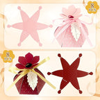 48Pcs Party Favor Candy Box, Petal Shaped Gift Candy Box - Image 5