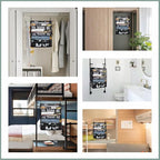 Surblue Hanging Closet Storage Bag Collapsible 3-Shelf Washable Oxford Fabric - Image 6